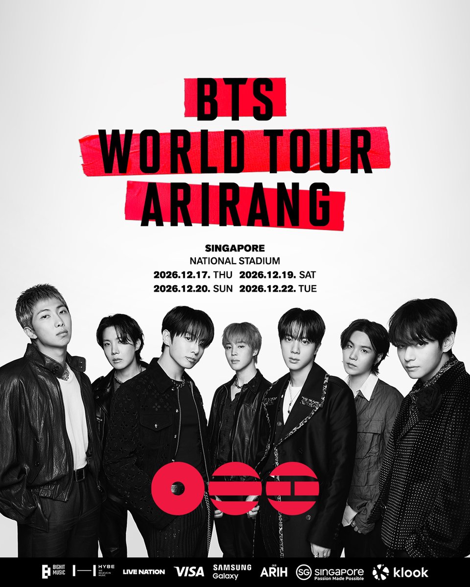 BTS WORLD TOUR 'ARIRANG' IN SINGAPORE