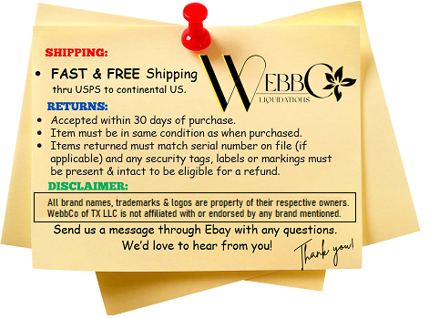 WebbCo Terms & Policies